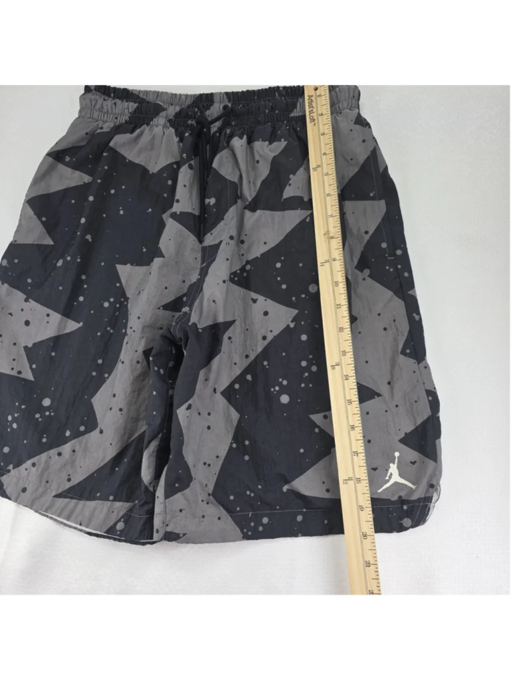 Jordan Jumpman Poolside Swim Shorts Mens Large Gray White 9